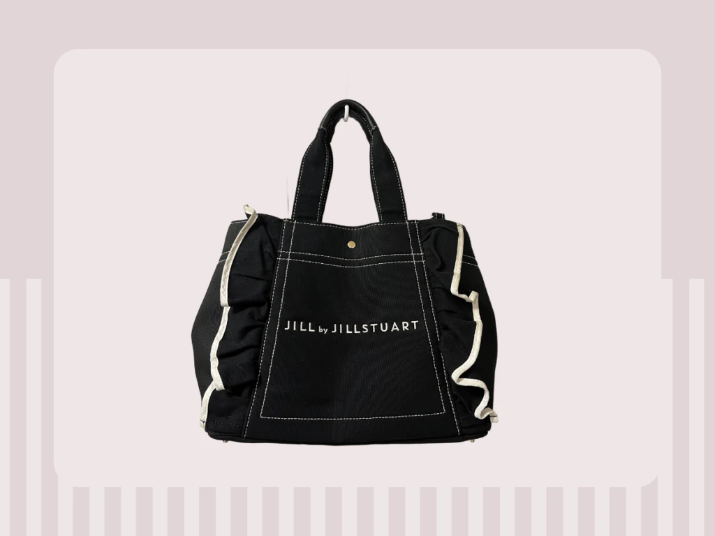 通学バッグJILL by JILL STUART フリルトート大の写真