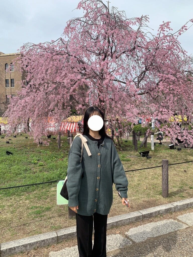 鶴舞公園 お花見 コーデ