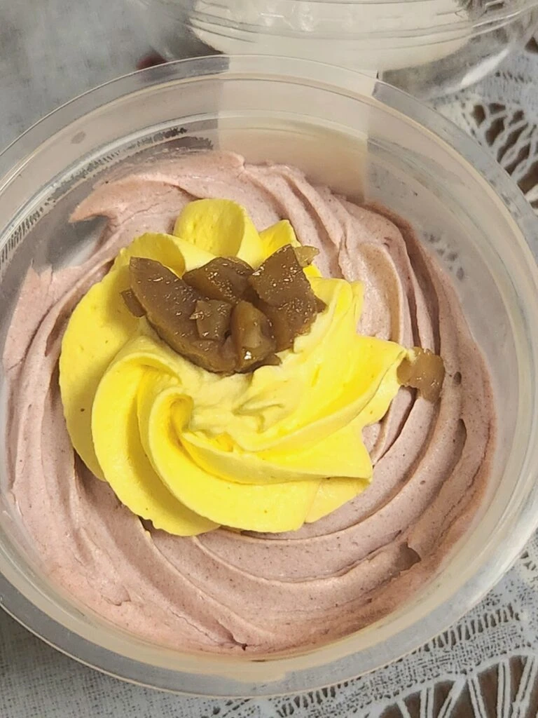 ロピア 秋の味覚パフェ 真上からの写真
