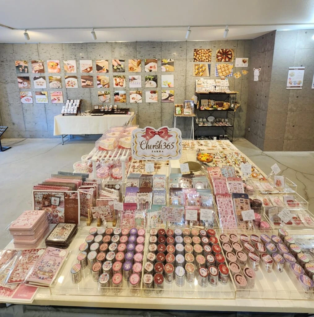 スイーツアートの世界展in名古屋 物販 シールコーナー