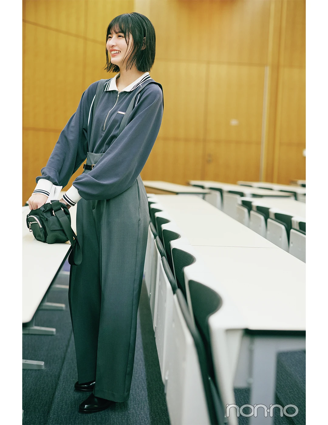 【non-no web】遠藤さくらが着こなす大学生の毎日コーデ