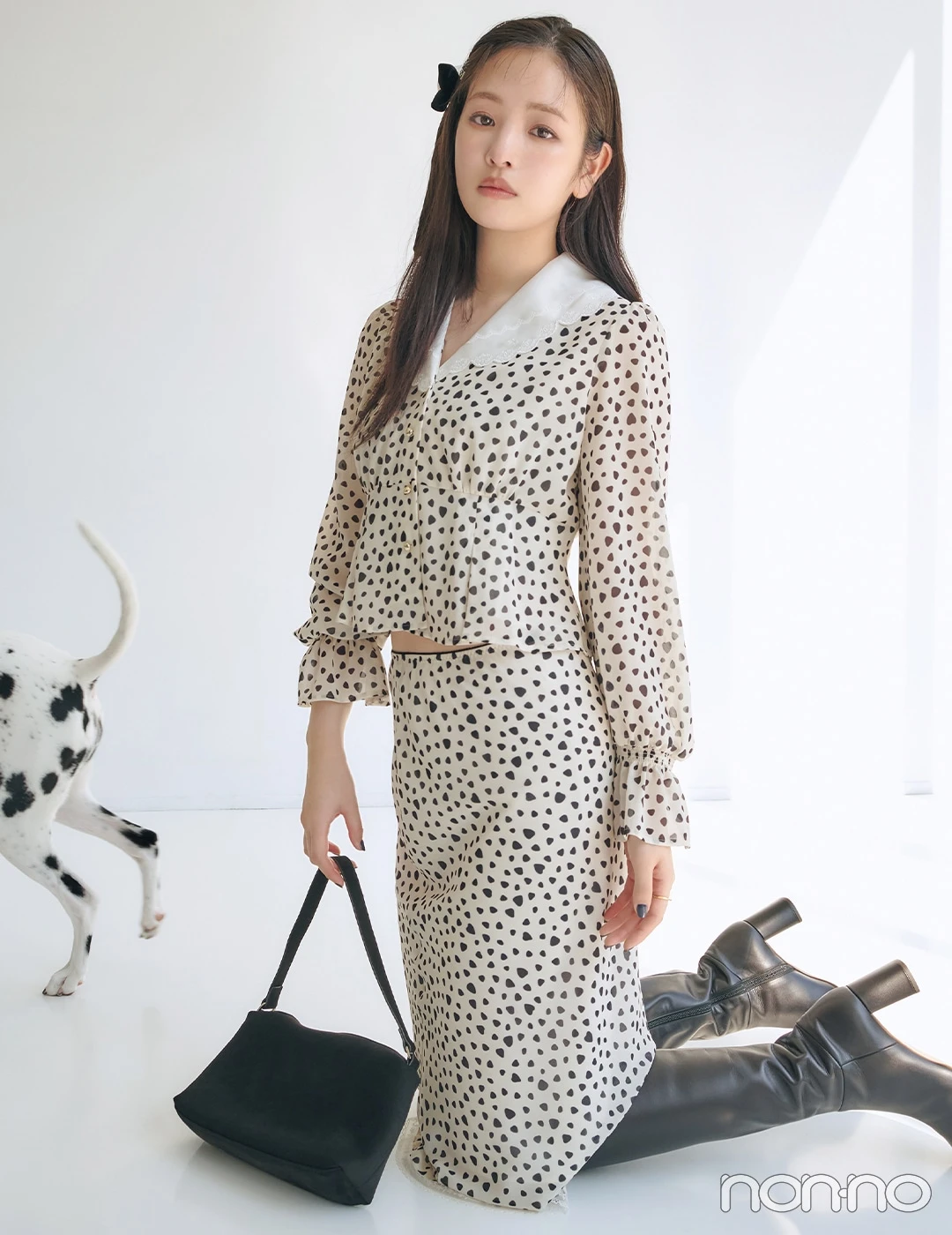 横田真悠が着こなす大学生の毎日コーデ