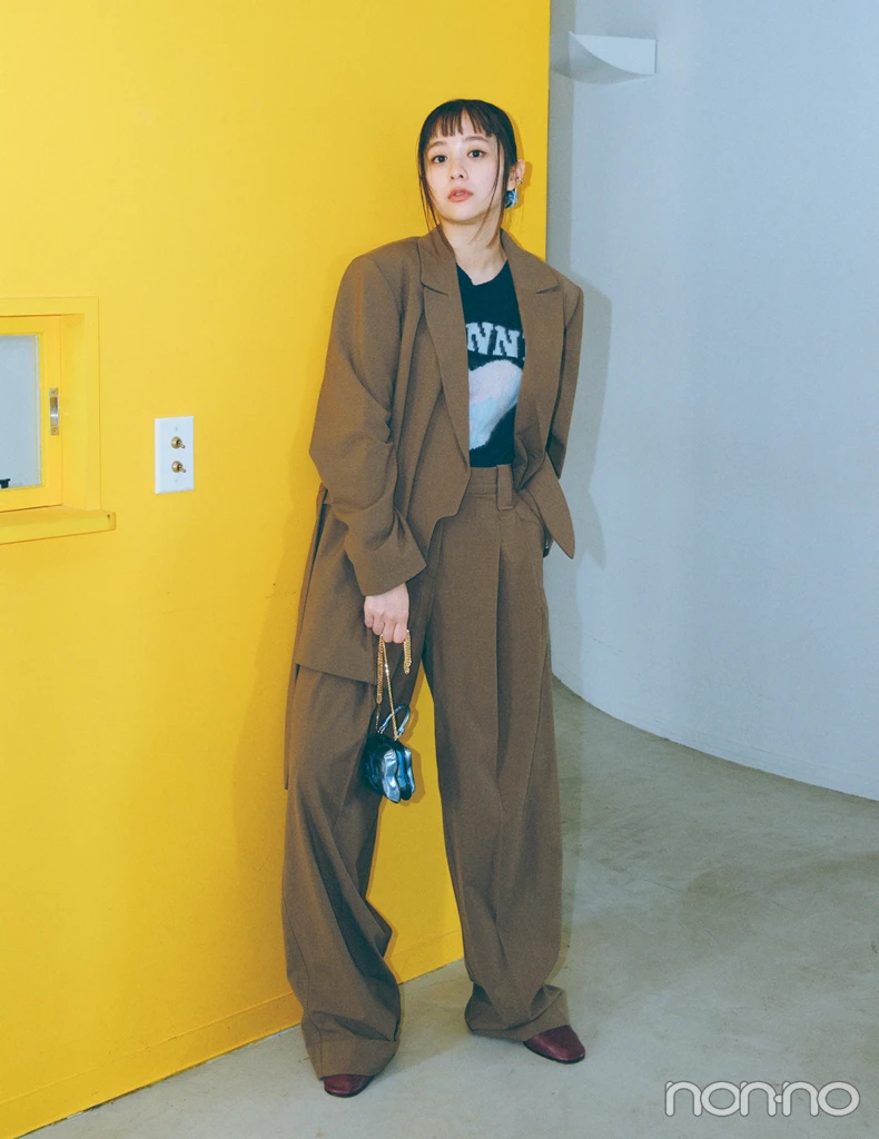 【non-no web】堀田真由が着こなす大学生の毎日コーデ