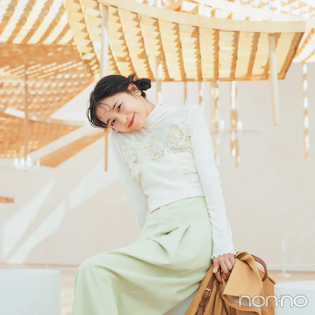 【non-no web】林芽亜里が着こなす大学生の毎日コーデ_アイキャッチ画像