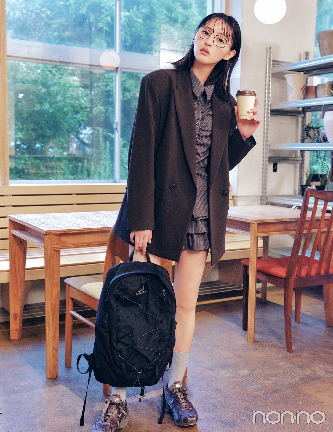 遠藤さくらが着こなす大学生の毎日コーデ
