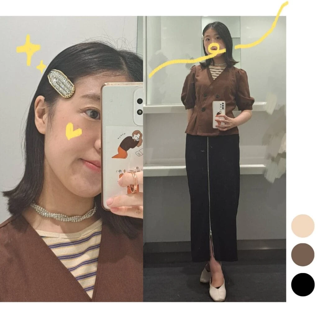 大学生コーデ 夏コーデ 35度 服装H&Ⅿ