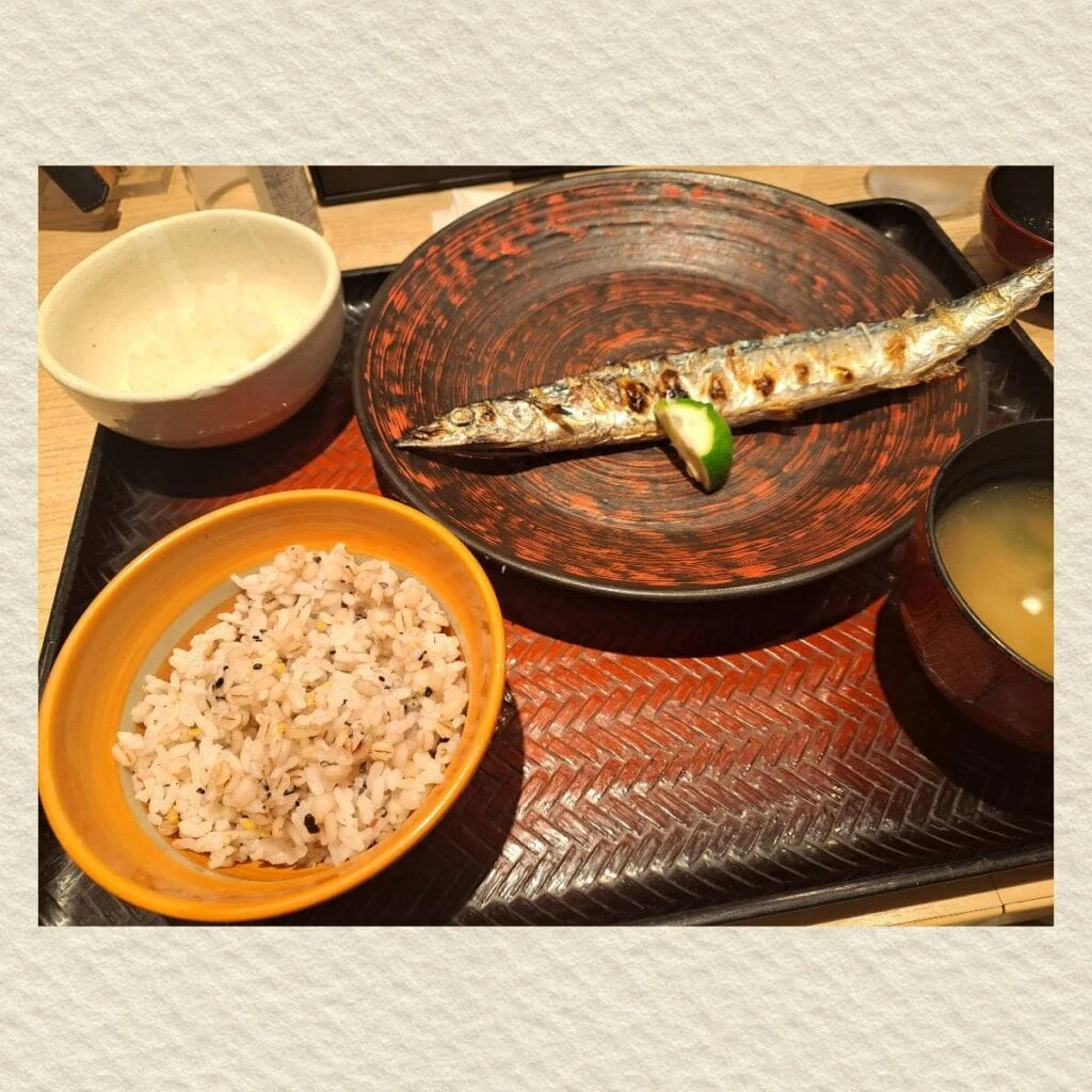 大戸屋 秋メニュー 生さんまの炭火焼き 単品