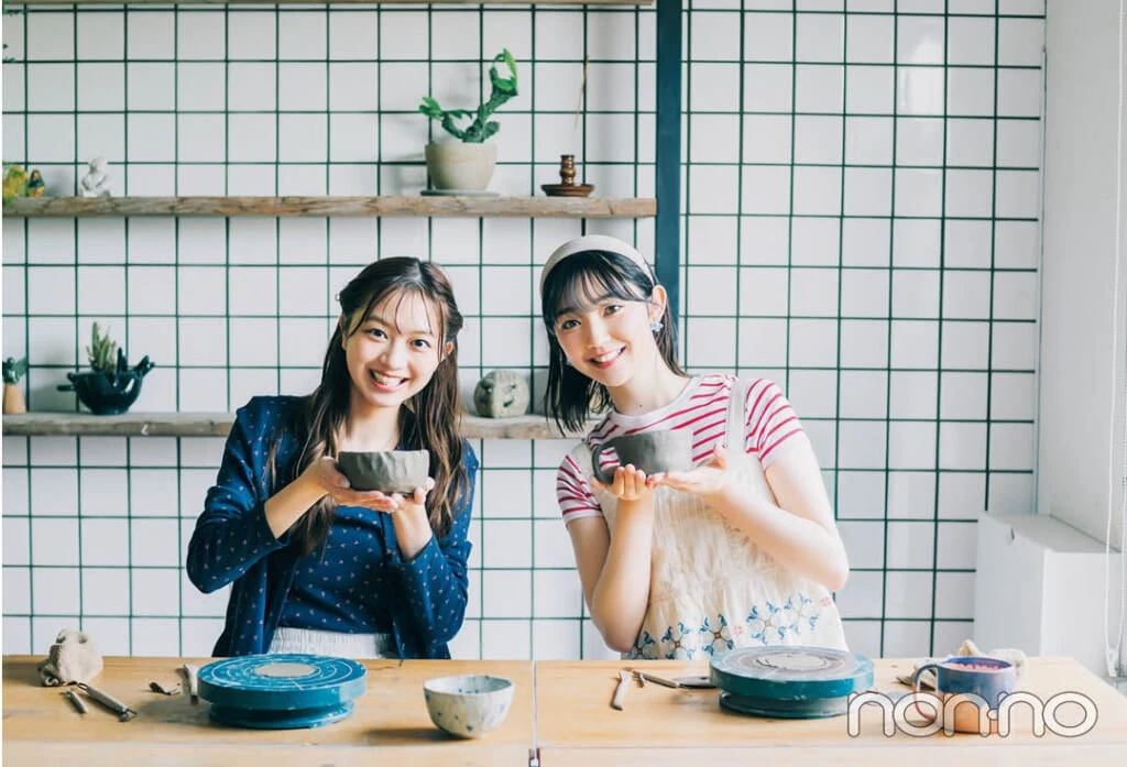 P&A Pottery Classで陶芸体験する日のレトロな柄トップス5