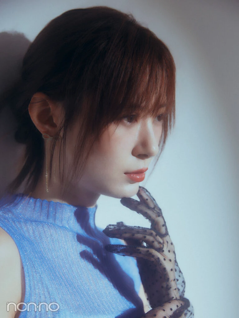 モーニング娘。’25生田衣梨奈さんの横顔のアップ