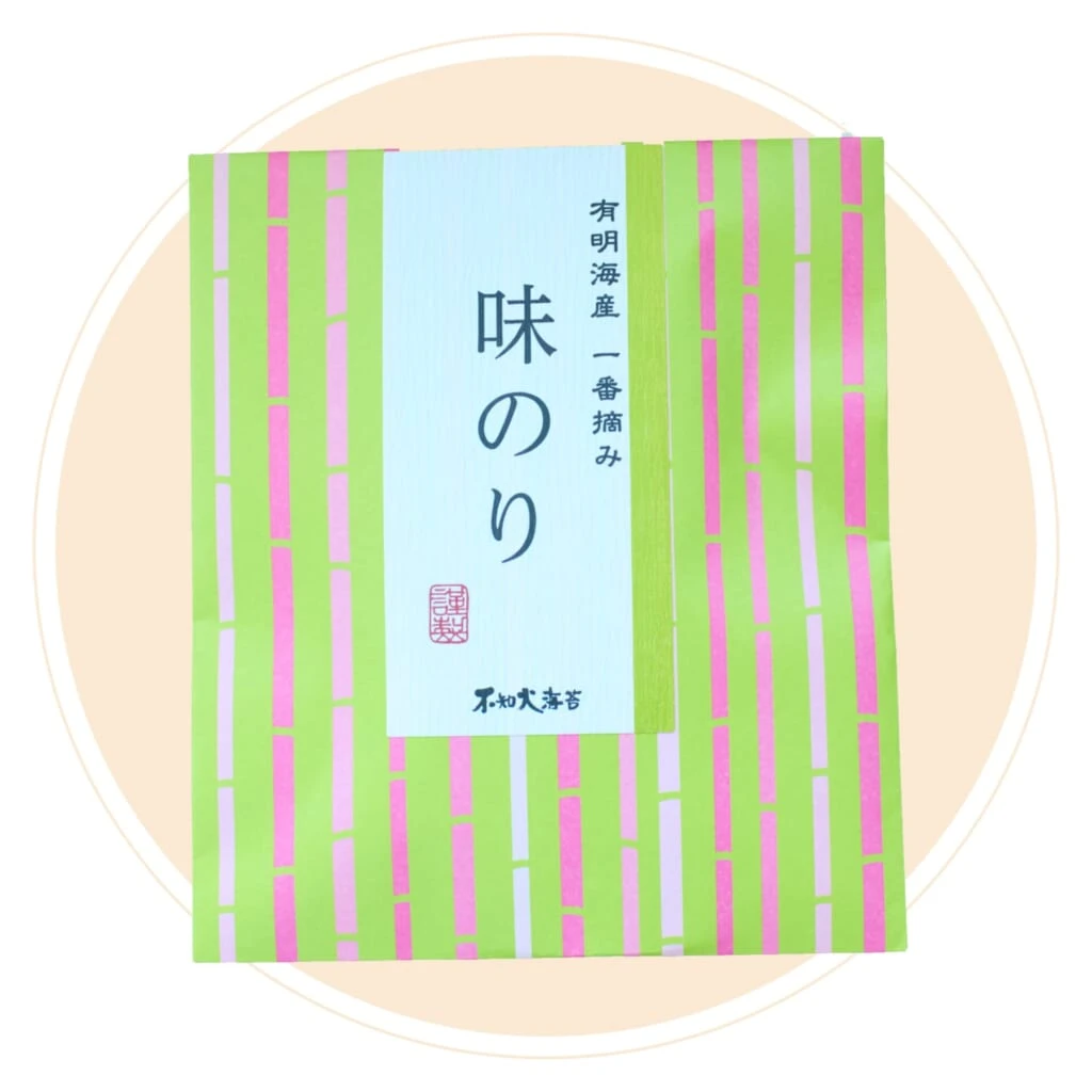 『不知火海苔』の「味のり レインボー」￥594