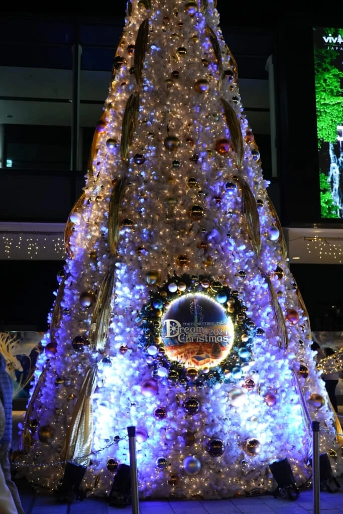 東京スカイツリータウン　クリスマスマーケット　クリスマスツリー