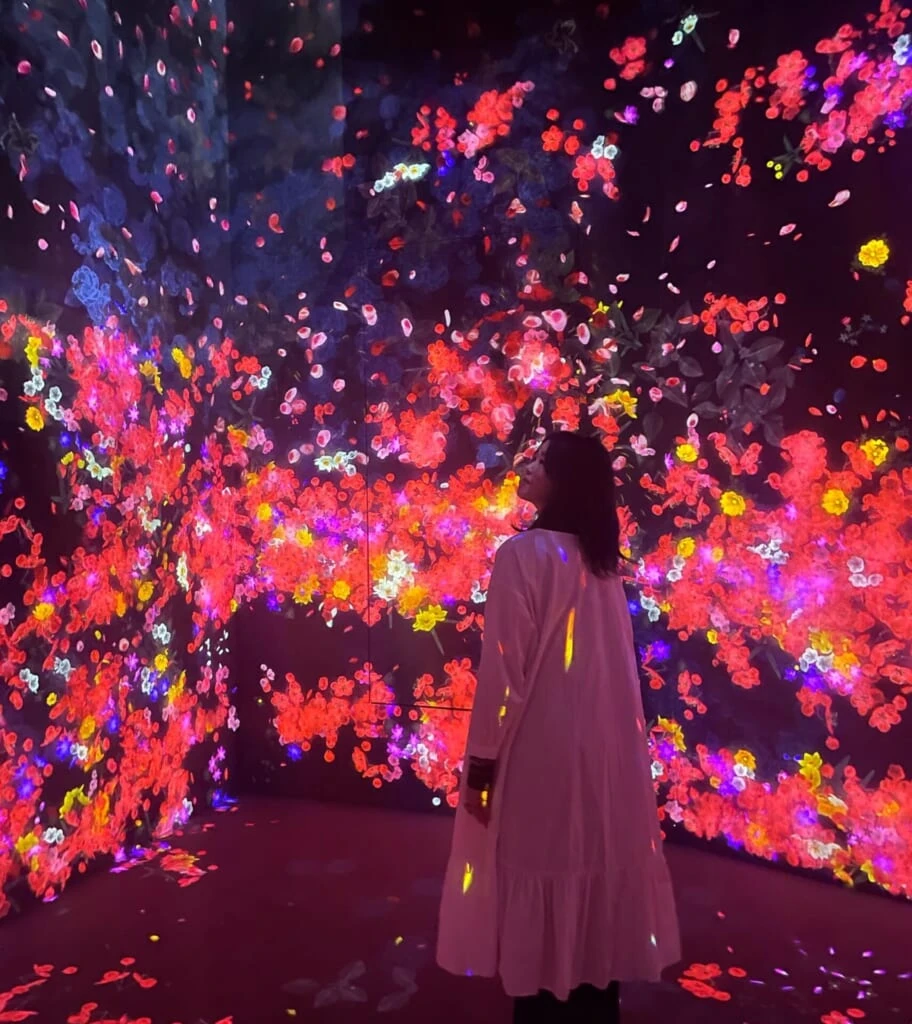 チームラボ 麻布台ヒルズ 花 アート