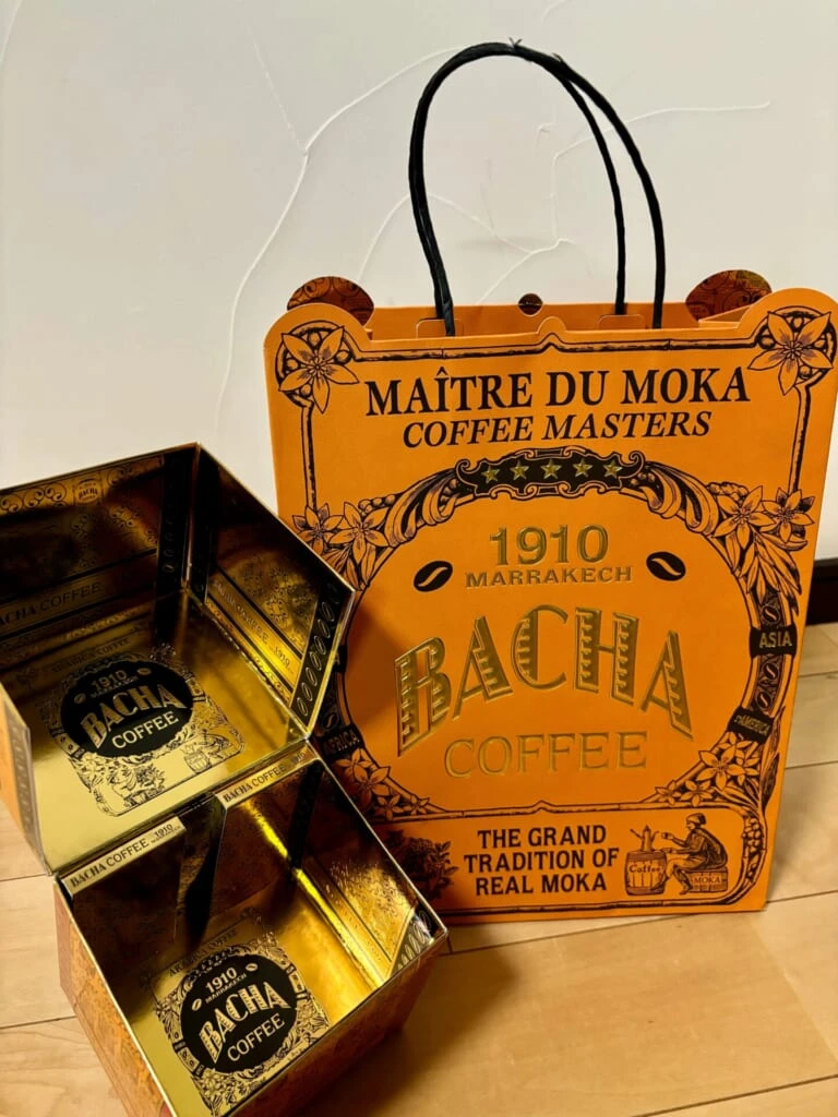 Bacha Coffee (バシャコーヒー) 紙袋 化粧箱