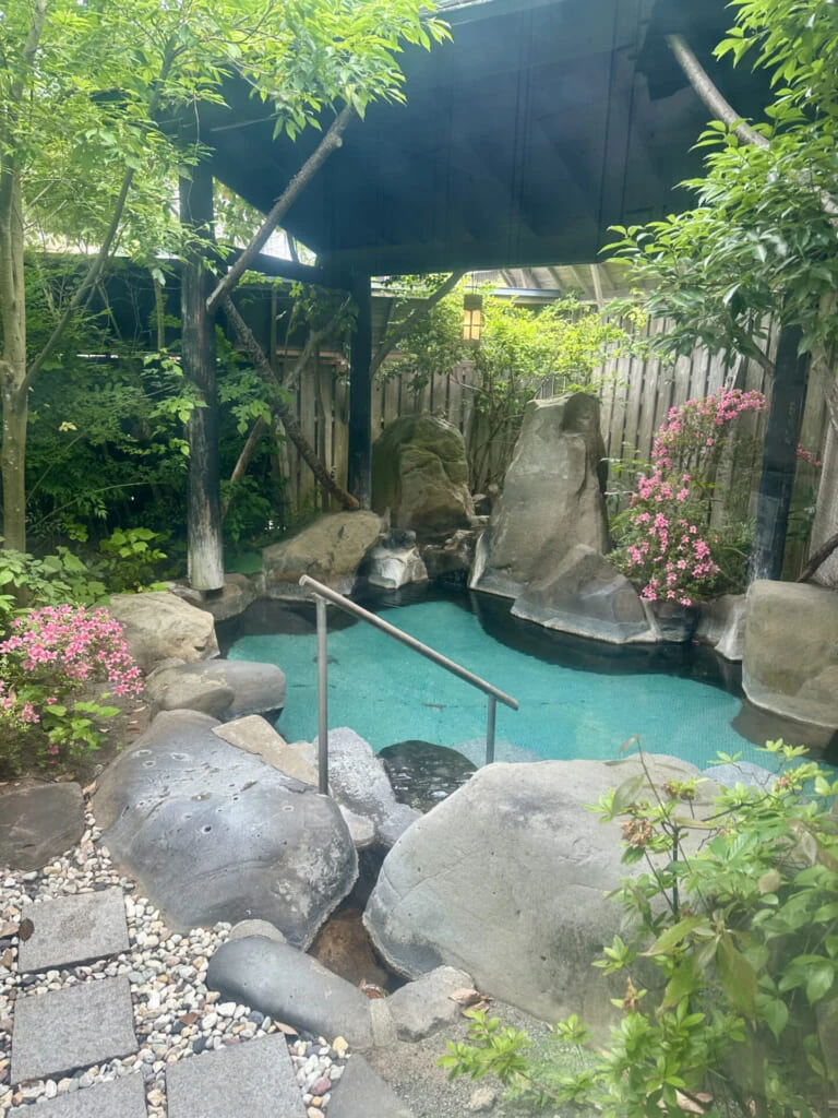 熊本県小国町 露天風呂