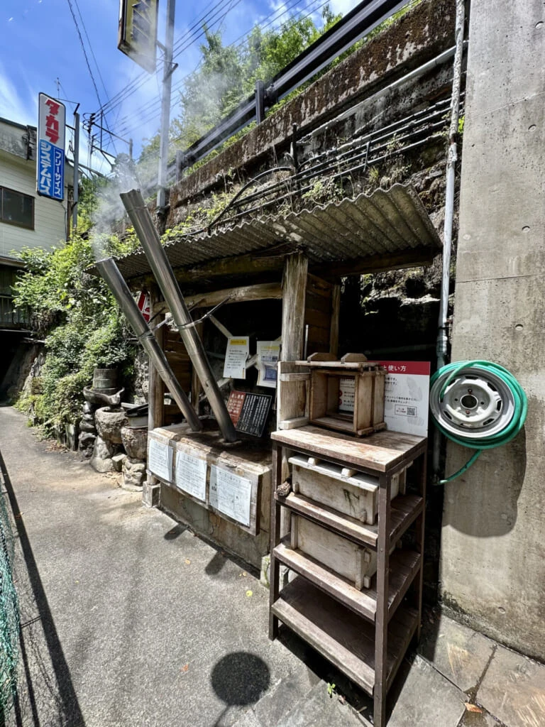 熊本県小国町 蒸し場