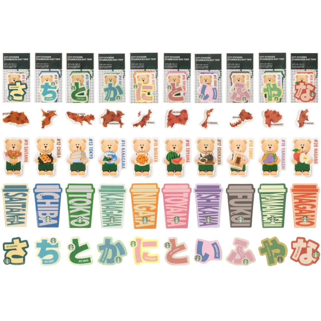 埼玉県から長野県のステッカー