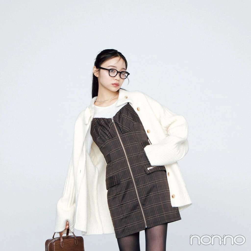 【non-no web】林芽亜里が着こなす大学生の毎日コーデ_アイキャッチ画像