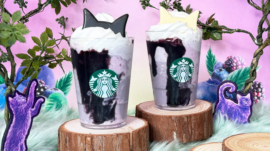 【スタバ・ハロウィン新作】 猫耳フラペチーノ®
