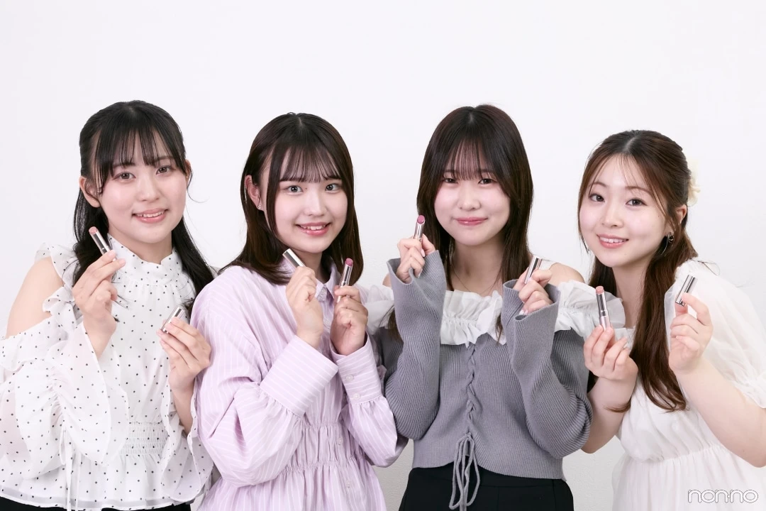 オペラの夏限定色「グロウリップティント 413・414」お試しに参加するメンバー
