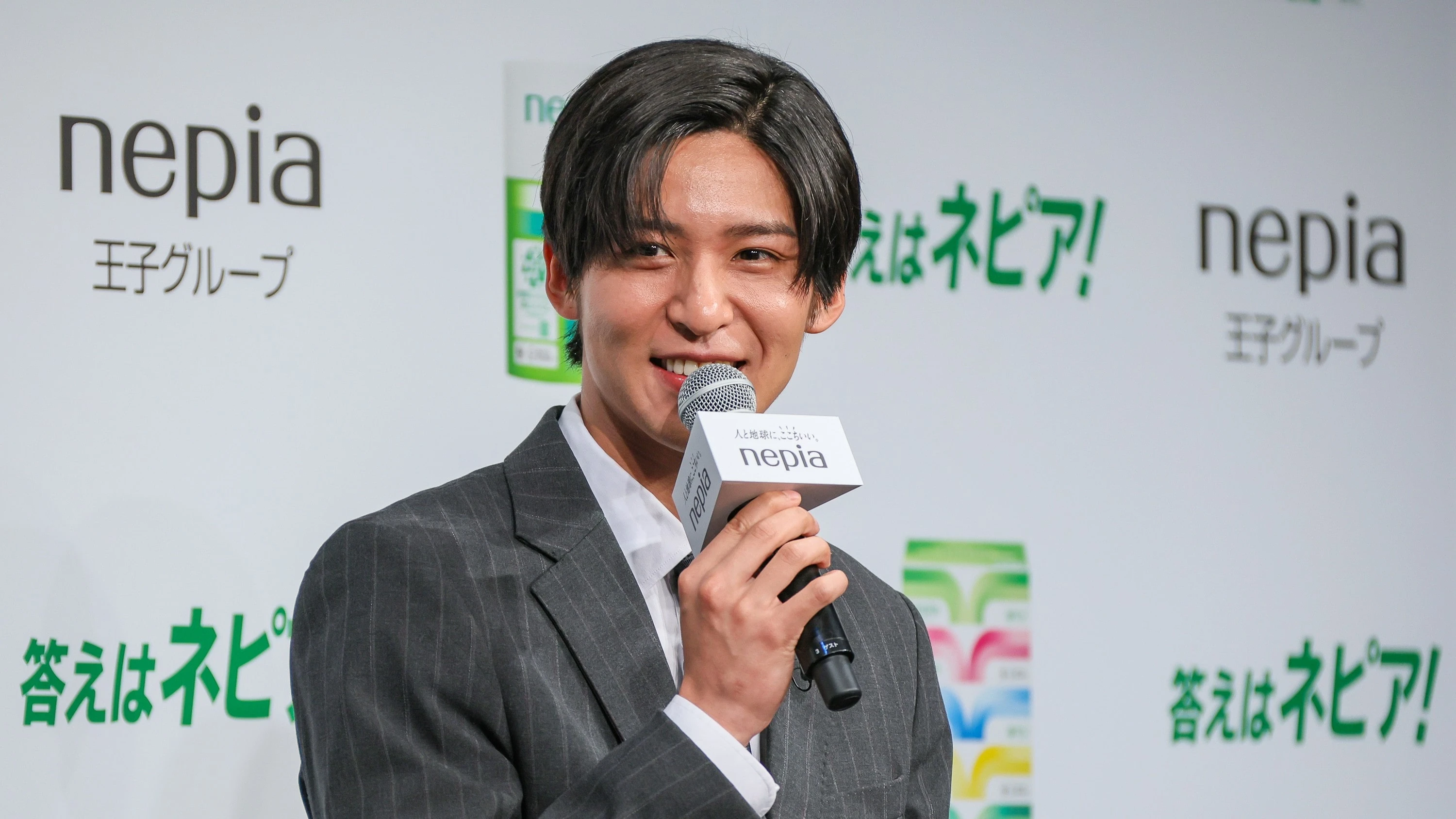 Snow Man 】目黒蓮さん、ネピア新CM発表会でクイズ全問正解！ご褒美の