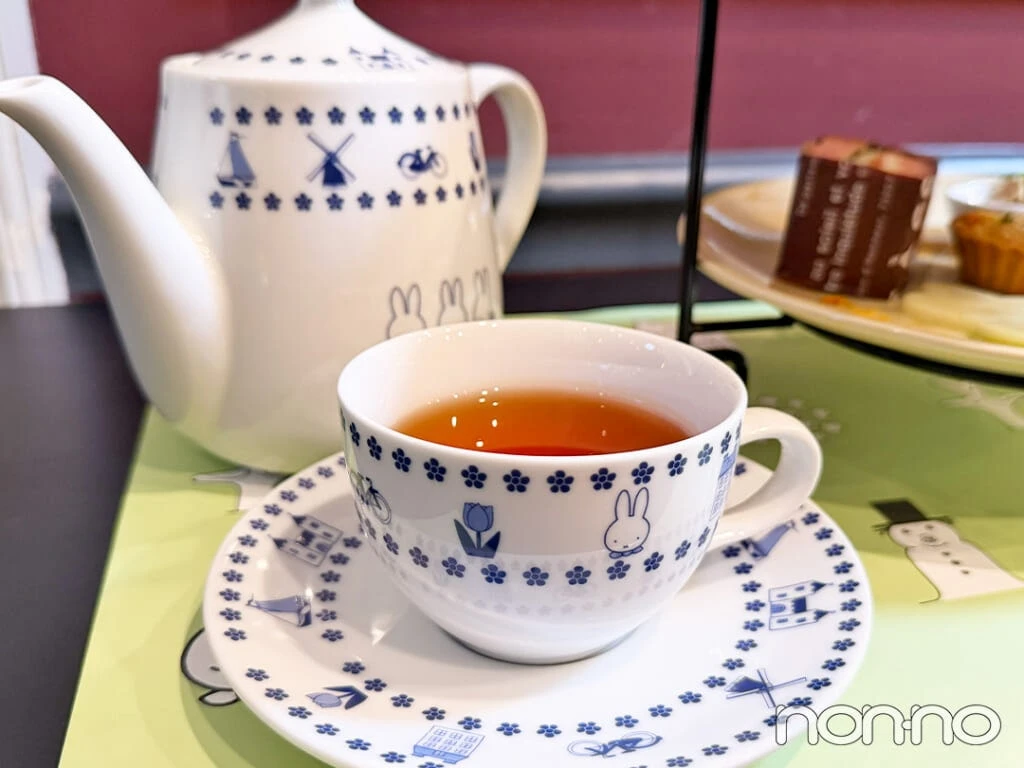 ミッフィーのクリスマスアフタヌーンティーの紅茶