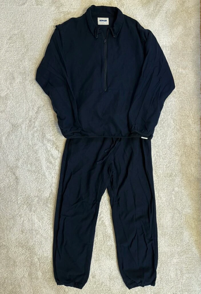 友野一希さんの私服NOWHAWのセットアップ