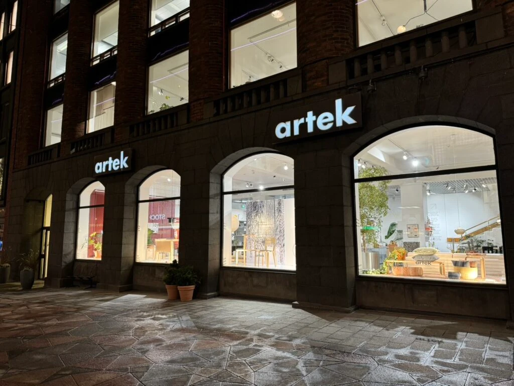 ヘルシンキのArtek(アルテック)の店舗