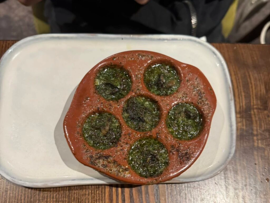 フランス大会で友野一希さんが食べたエスカルゴ
