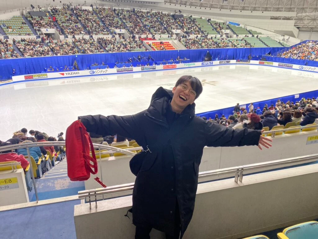 全日本選手権会場での友野一希さん