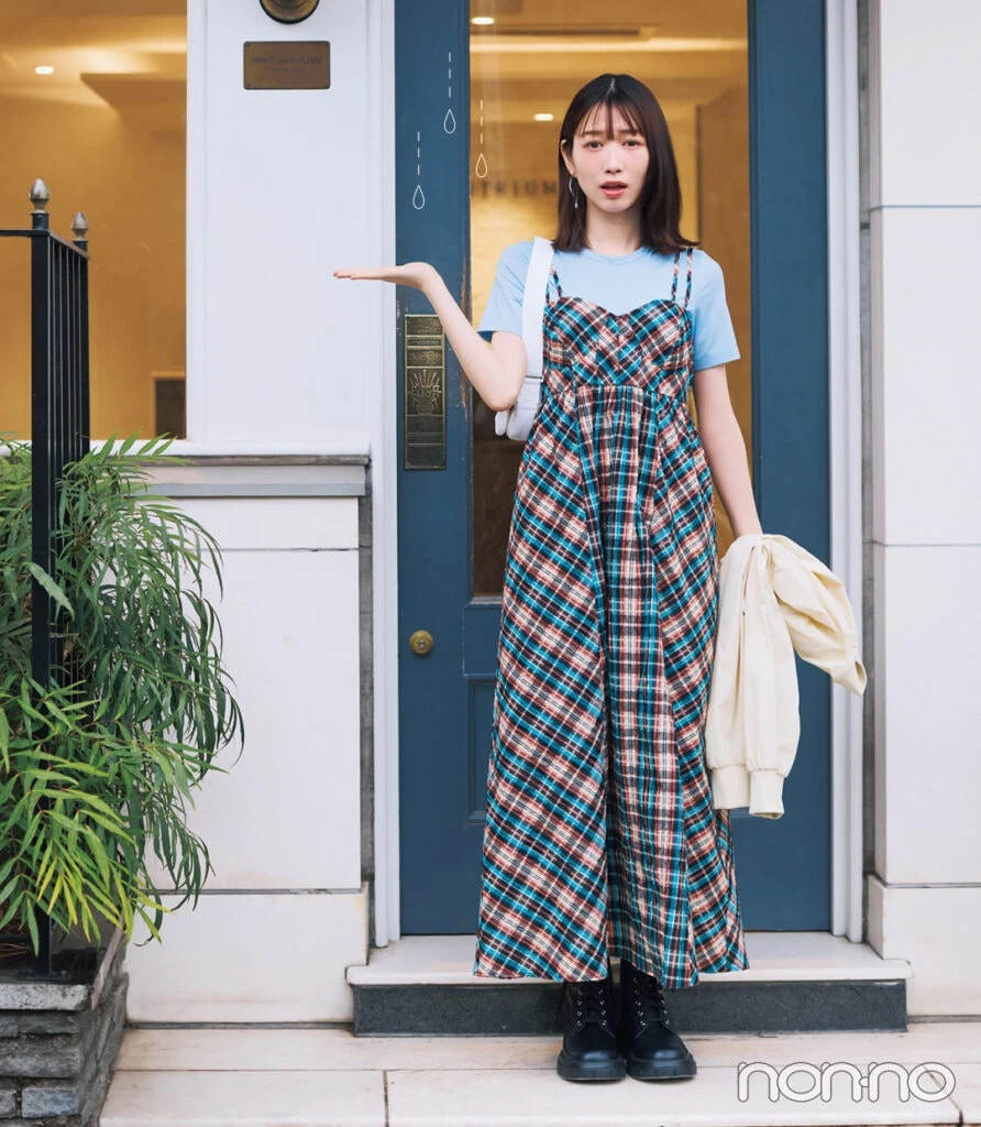 岡本夏美の雨女だけど、毎日Happy着回しモデルカット1−2