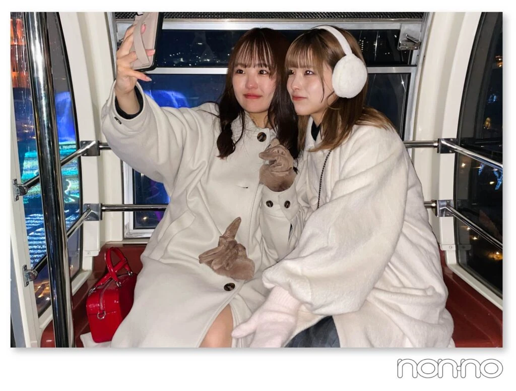 ハウステンボスの観覧車内で撮った写真