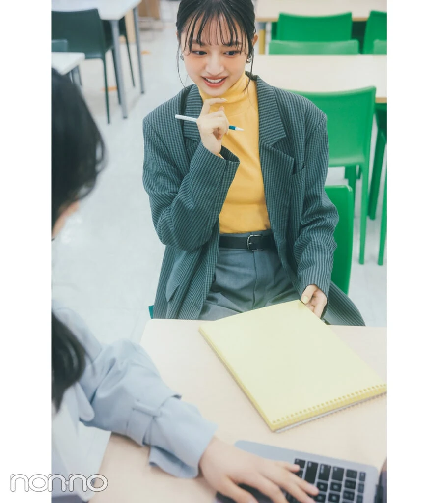 カジュアル派佐藤和奏の新学期着回しDAY4