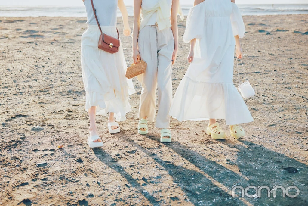 紺野彩夏と香音と小宮山莉渚のみんながこの夏したいこと別コーデモデルカット2-3
