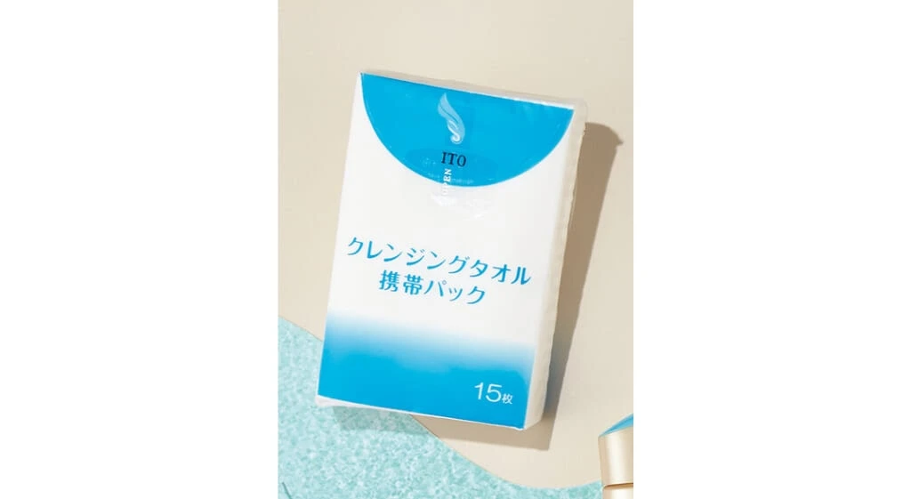 ITO クレンジングタオル 携帯パック （15枚×2パック入り）