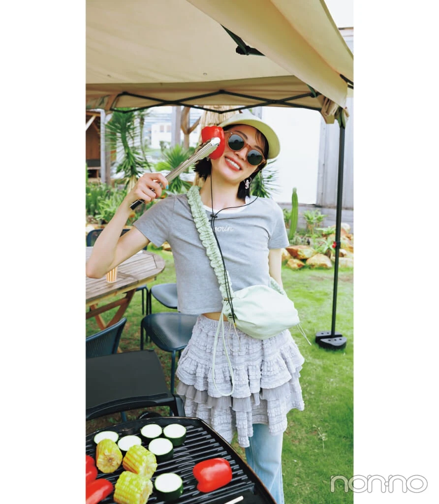 吉田美月喜の夏休みラストスパート着回しモデルカット9