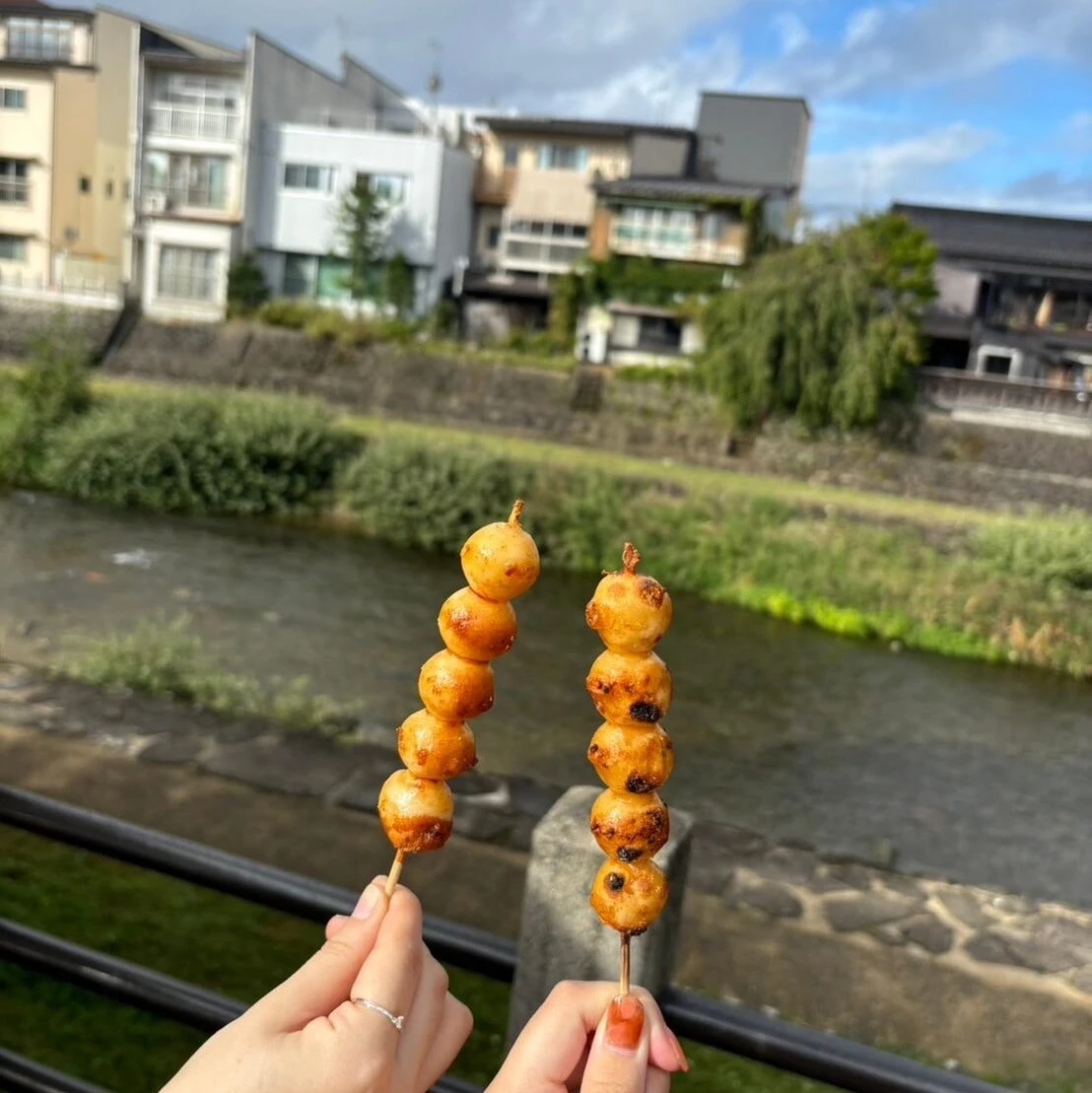 飛騨高山 宮川朝市 みたらし団子