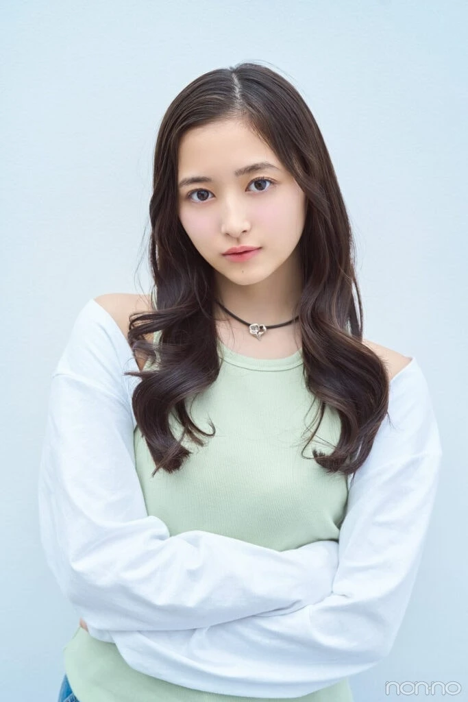 井上和のきれい色バケハ×ウェーブ巻き帽子なし
