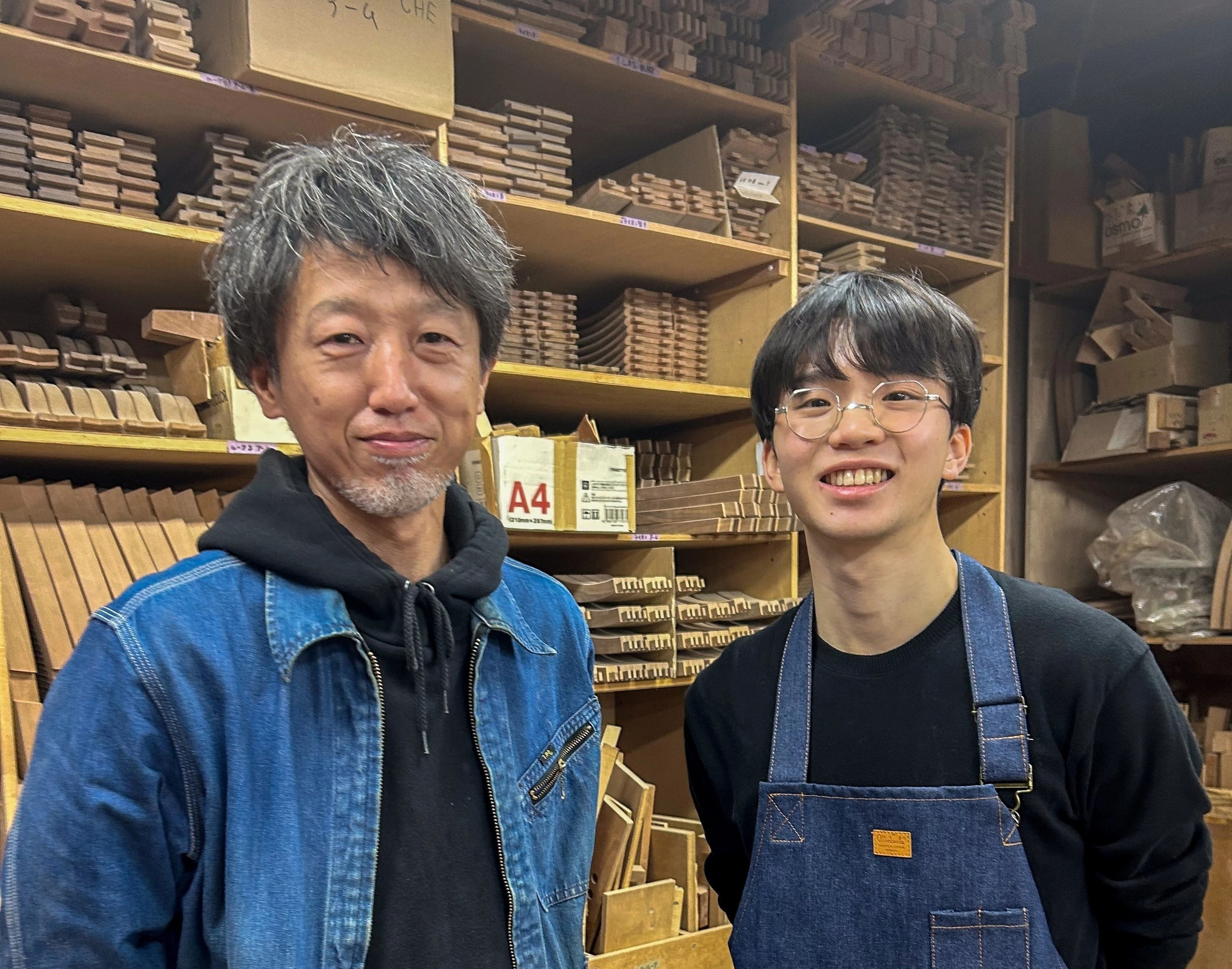 草苅智則さんと友野一希さん