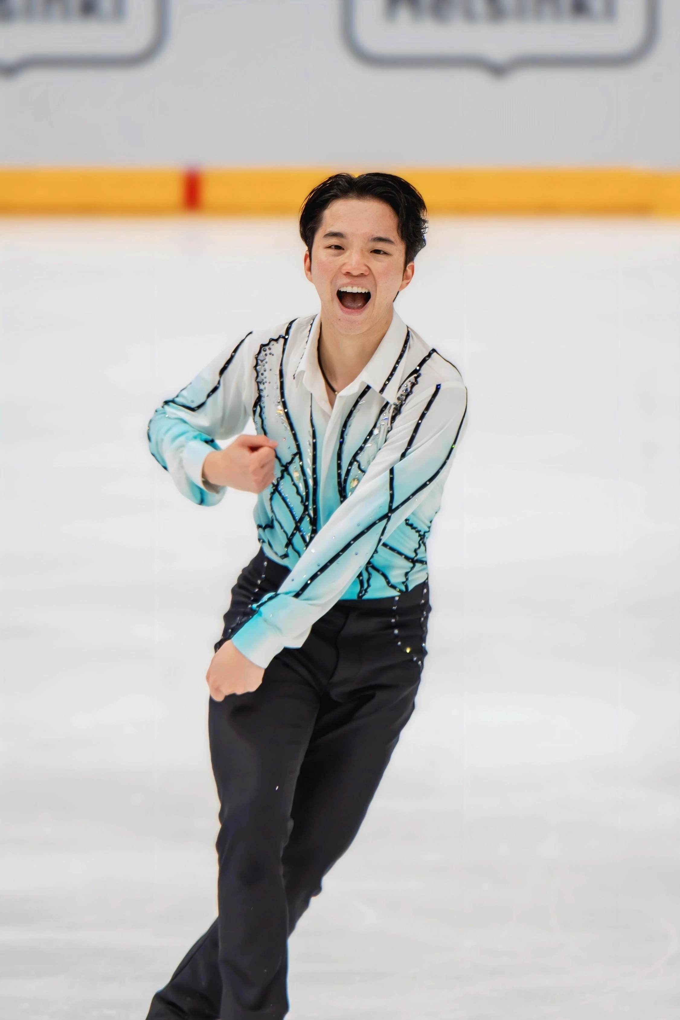 フィンランド大会での友野一希さん