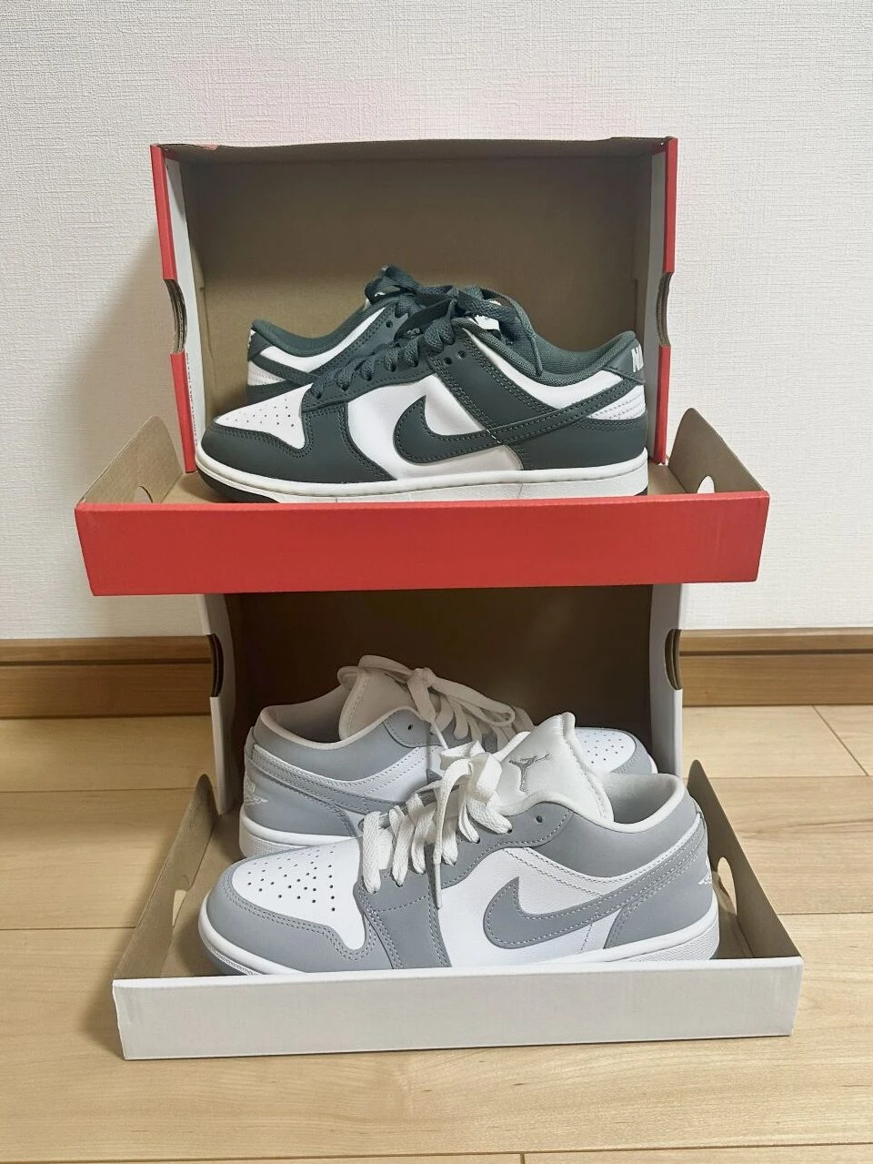 2足のスニーカーを使った撮り方