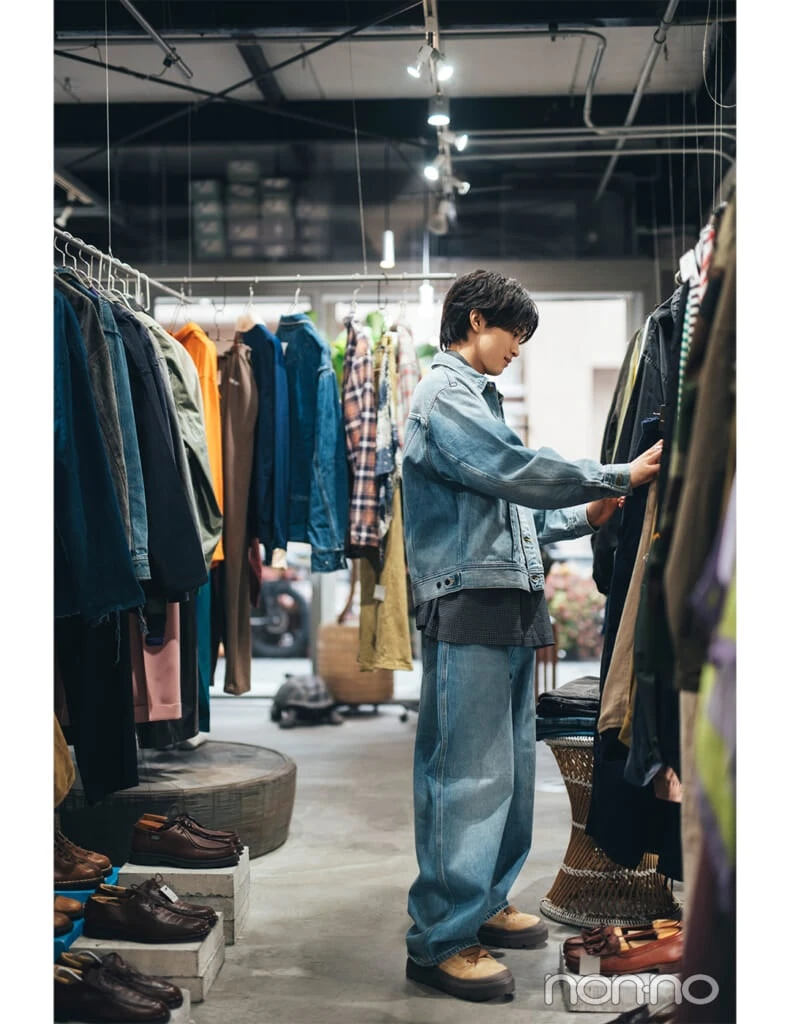 松本怜生さんと古着屋で買い物デート_4
