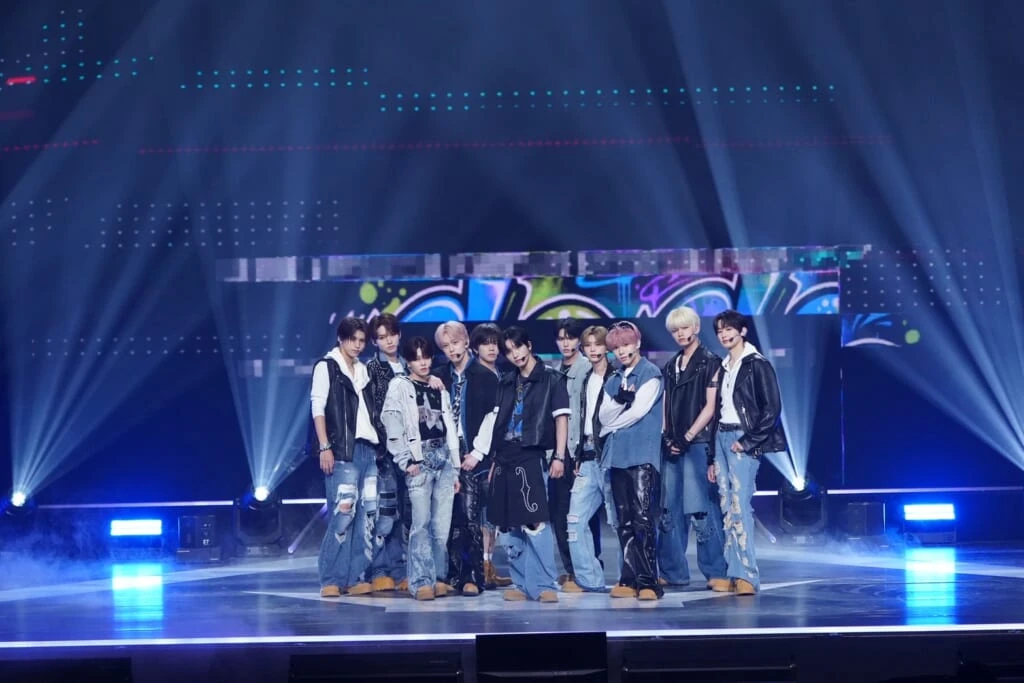 「Go Go」を披露するPRODUCE101JAPAN新世界練習生