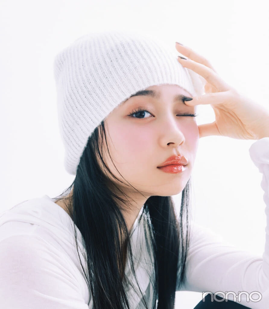 林芽亜里のチークとリップの正解バランスモデルカット1-1