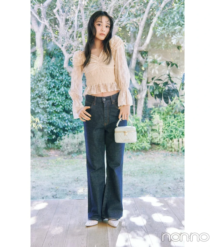 林芽亜里の甘クラシックなトップス&ワンピモデルカット2-3