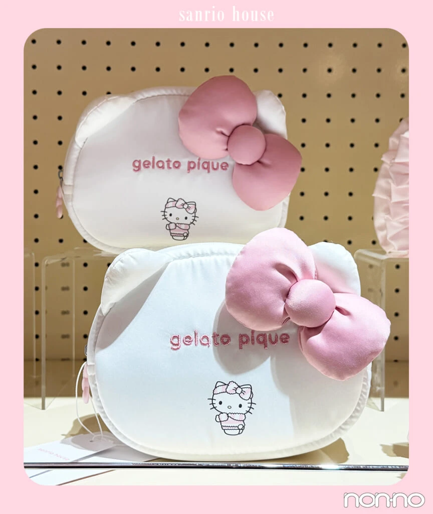 【gelato pique】フェイスポーチ、ハローキティ