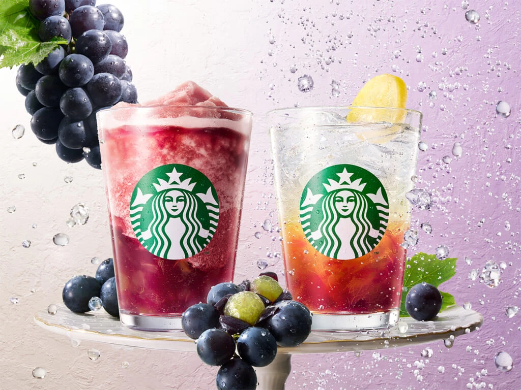 スターバックス2026夏新作、巨峰を使ったビバレッジ