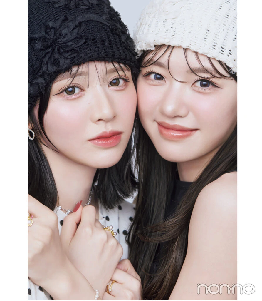 ハグし合うFRUITS ZIPPER  鎮西寿々歌 と ME:I COCOROがお互いへメッセージ