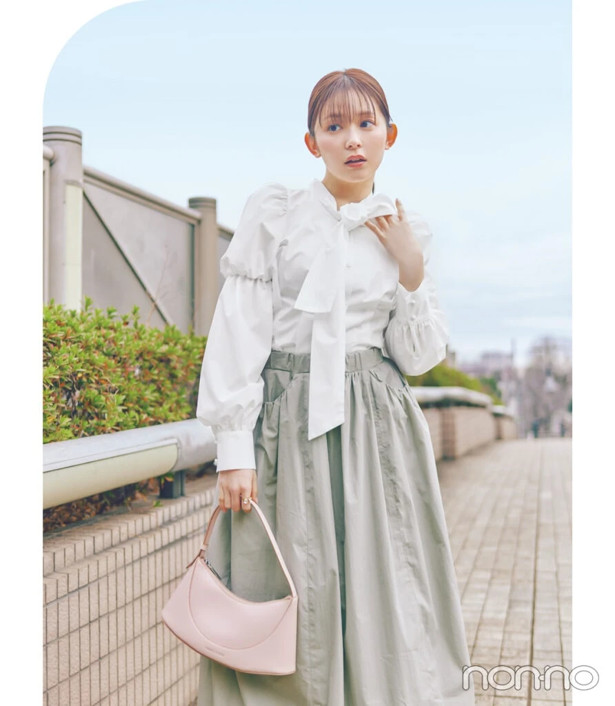 優しげフェミニン久間田琳加の着回し10Days-DAY4