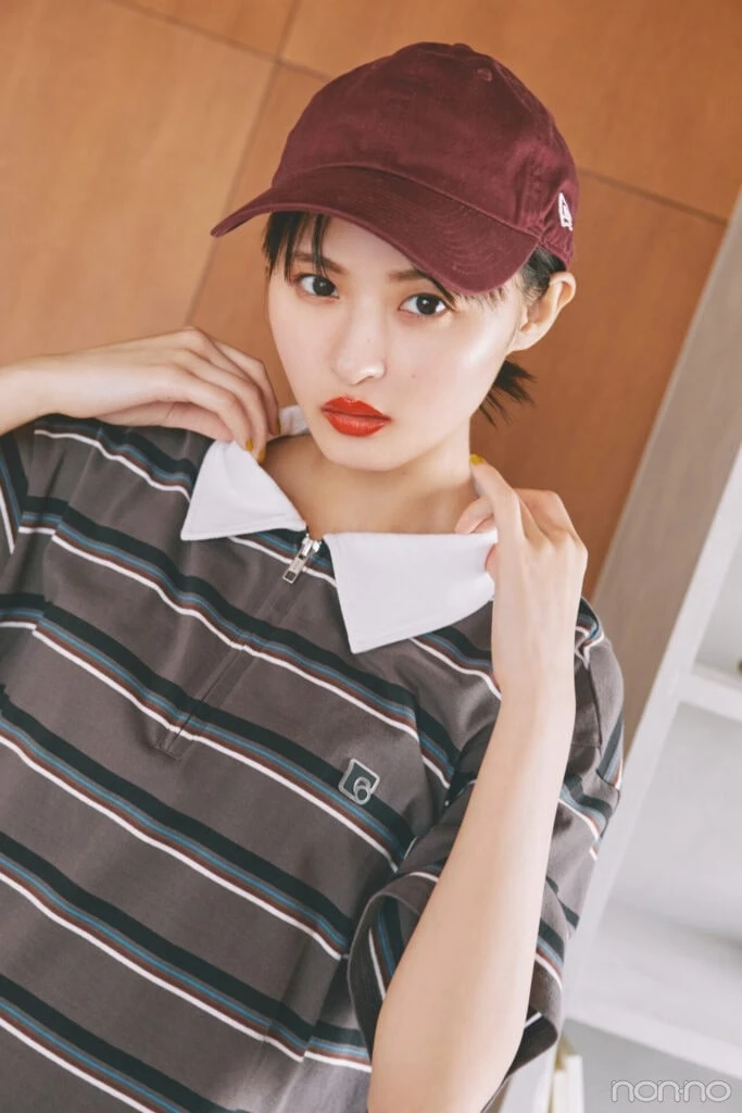 【新品未使用】CLAIR DE LUNE キャップ＆Tシャツ 2点セット【稀少】 遠藤さくら】6月28日は「衿つきハーフジップTシャツ」【毎日更新・さく