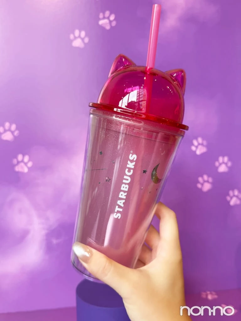手持ちのハロウィン2026コールドカップタンブラーキャット473ml